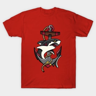 Shark and Anchor T-Shirt